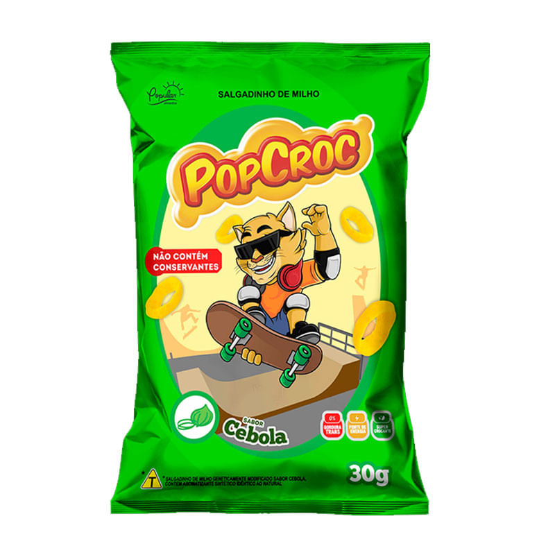 Salgadinho Popcroc Cebola 30g
