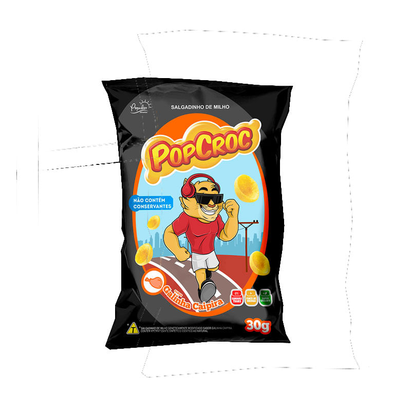 Salgadinho Popcroc Galinha 30g