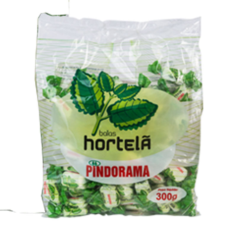 Bala Mastigável Pindorama Hortelã 300g