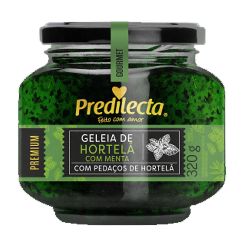 Geleia de Hortelã e Menta Predilecta Vidro 320g