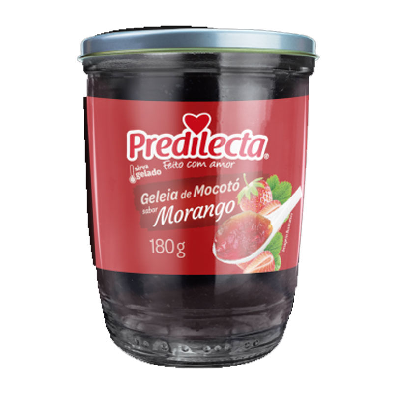 Geleia de Mocotó Predilecta Morango Vidro 180g