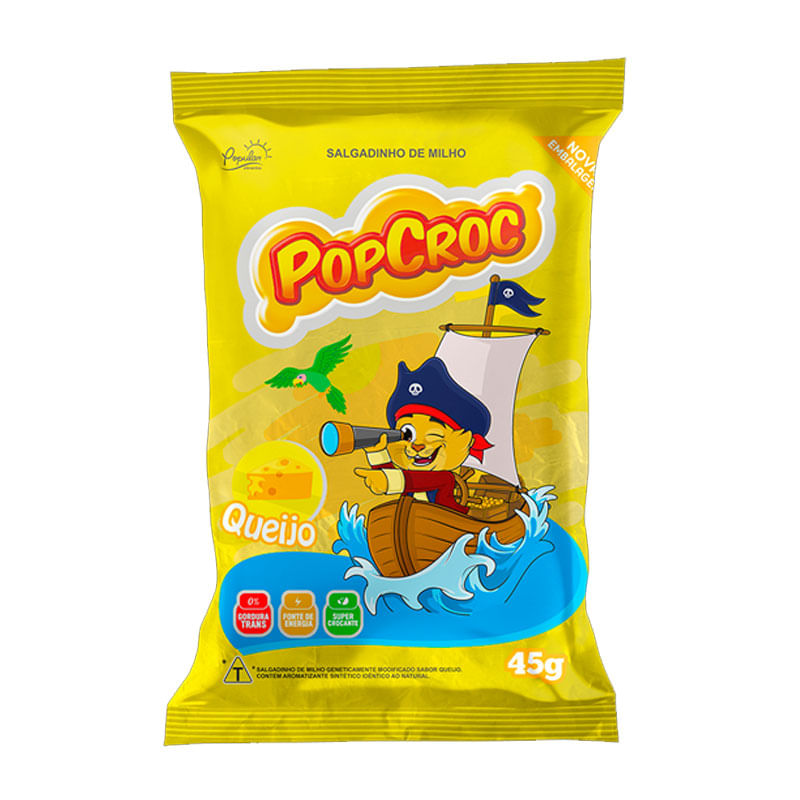 Salgadinho Popcroc Queijo 45g