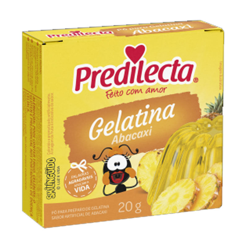 Gelatina em Pó Predilecta Abacaxi 20g