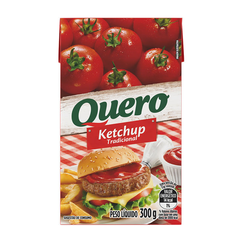 Ketchup Quero Tradicional 300g