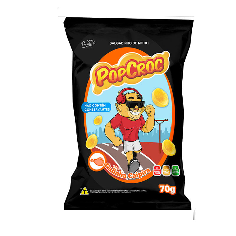 Salgadinho Popcroc Galinha 70g