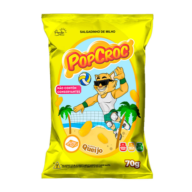Salgadinho Popcroc Queijo 70g