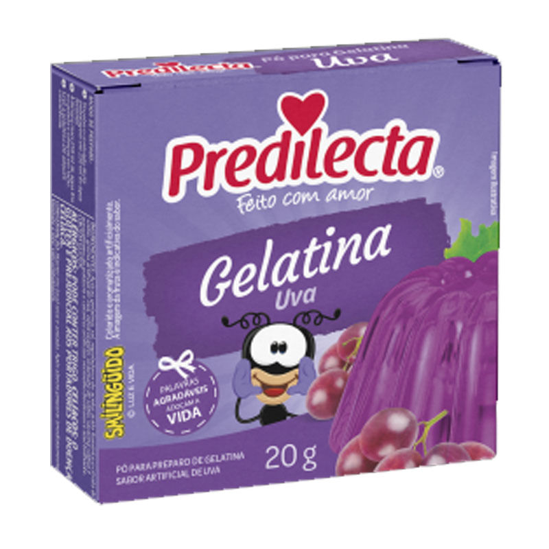 Gelatina em Pó Predilecta Uva 20g