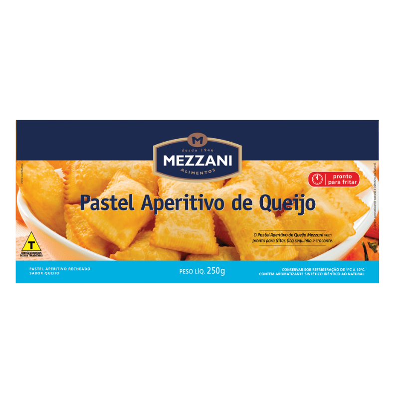 Pastel Mezzani Aperitivo de Queijo 250g