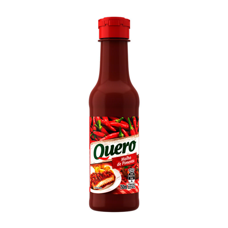 Molho de Pimenta Quero Vidro 150ml 