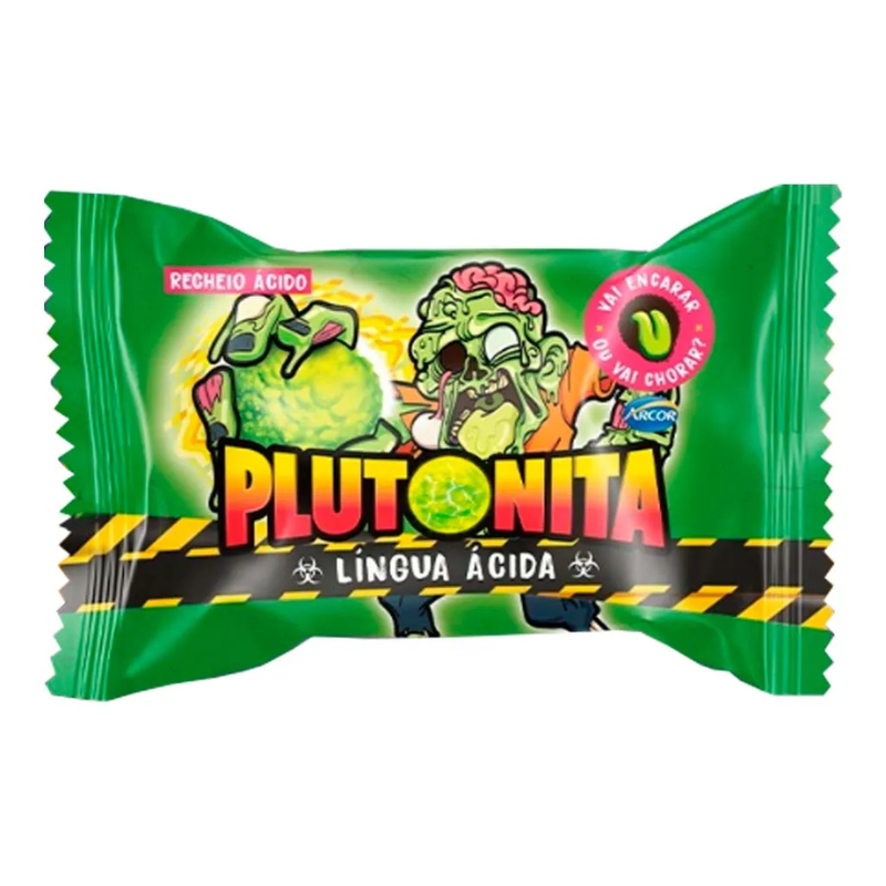 CHICLE ARCOR PLUTONITA 180G LINGUA ACIDA