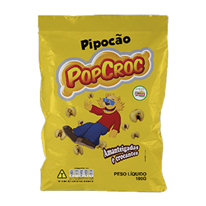 Pipoca Popcroc Met Amarela 100g