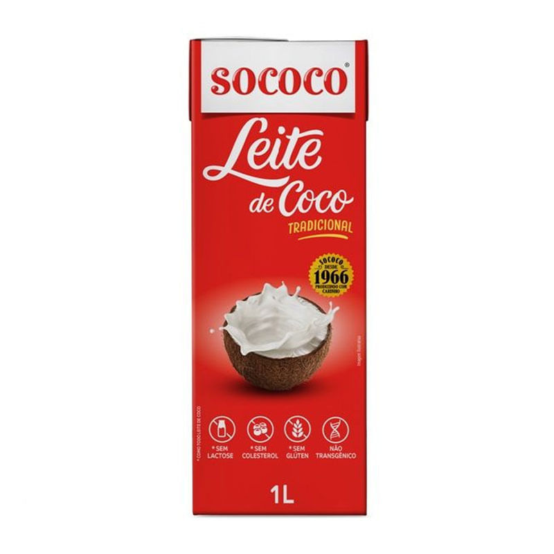 Leite de Coco Sococo Caixa 1L
