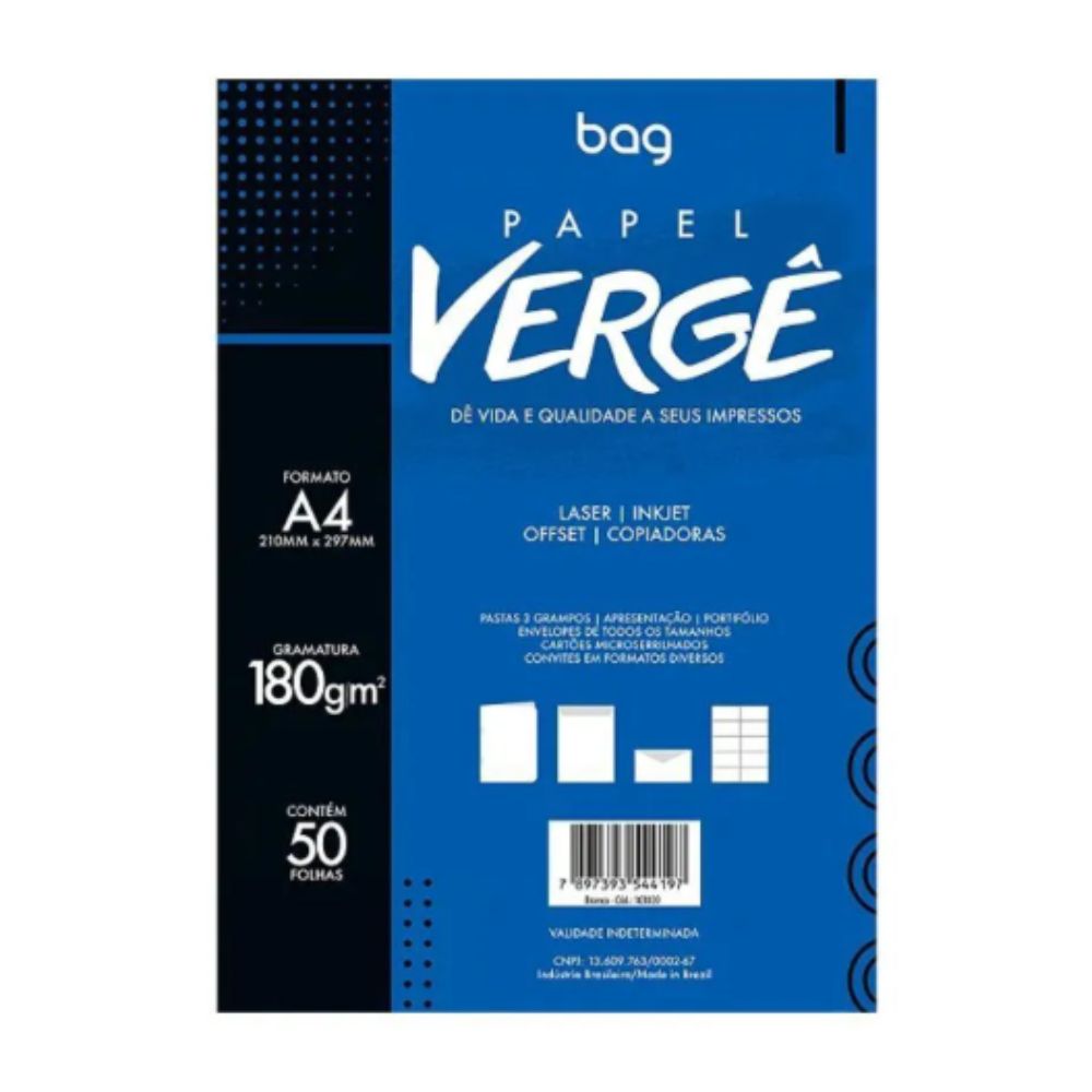 Papel Profissional Vegetal 180cm Bahia Com 50 Folhas