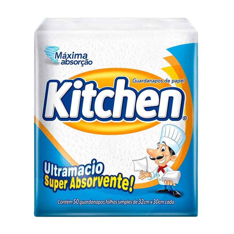 Guardanapo Kitchen Folha Simples Grande 32X30cm.