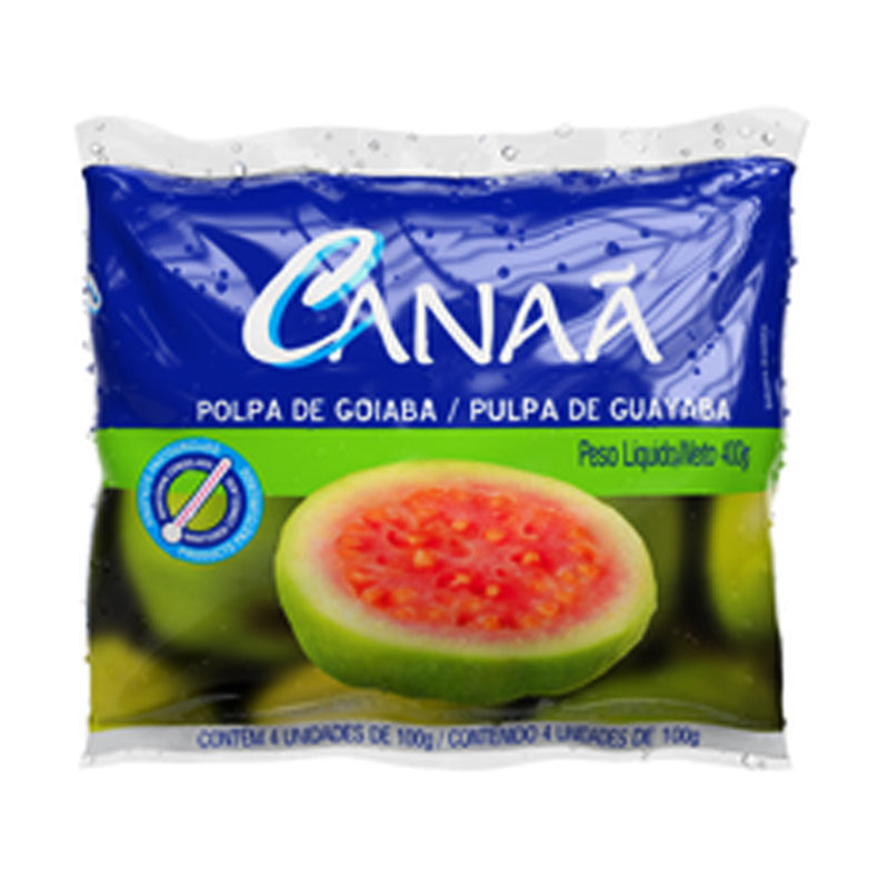 Polpa de Fruta Canaã Goiaba 100g
