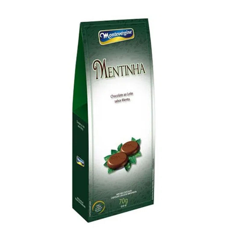 Mentinha Chocolate ao Leite Sabor Menta 70g
