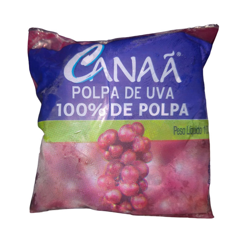 Polpa de Fruta Canaã Uva 100g