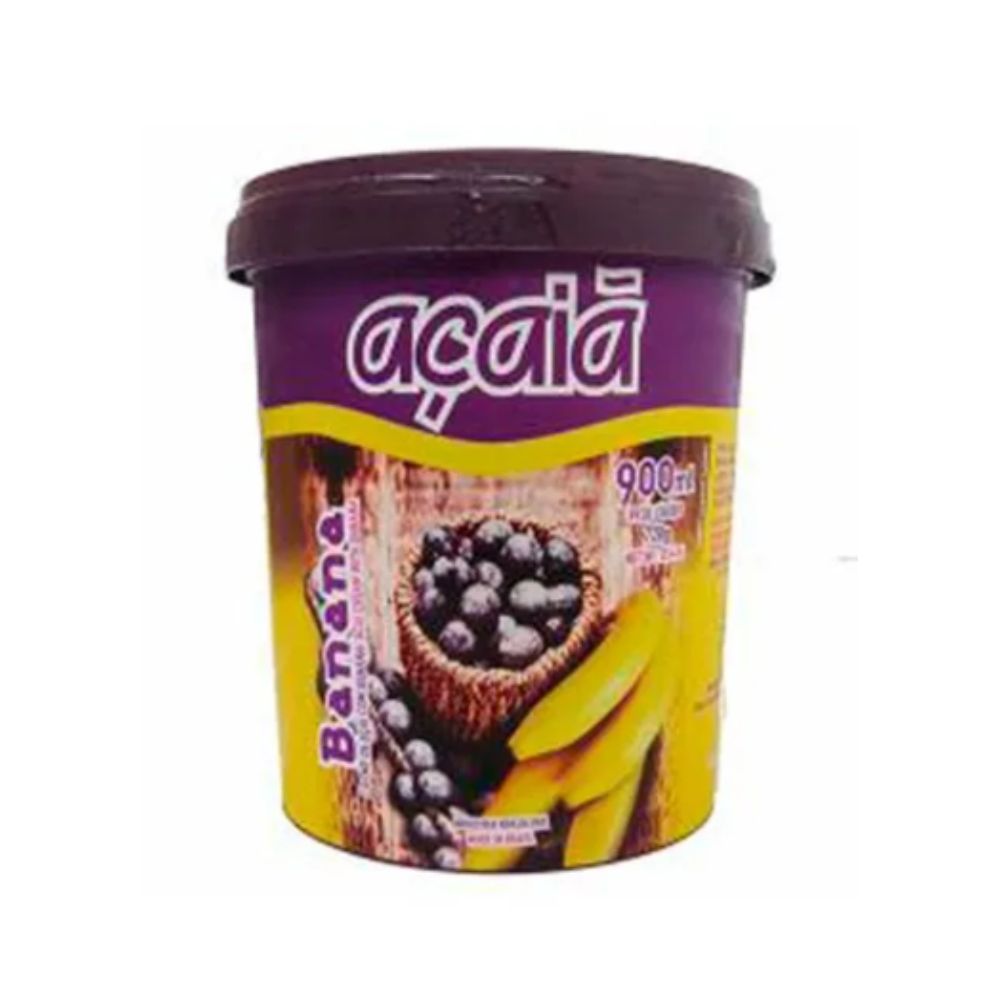 Creme de Açaí Canaã com Banana 900ml