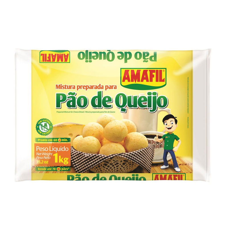Mistura Preparada Para Pão de Queijo Amafil 1kg