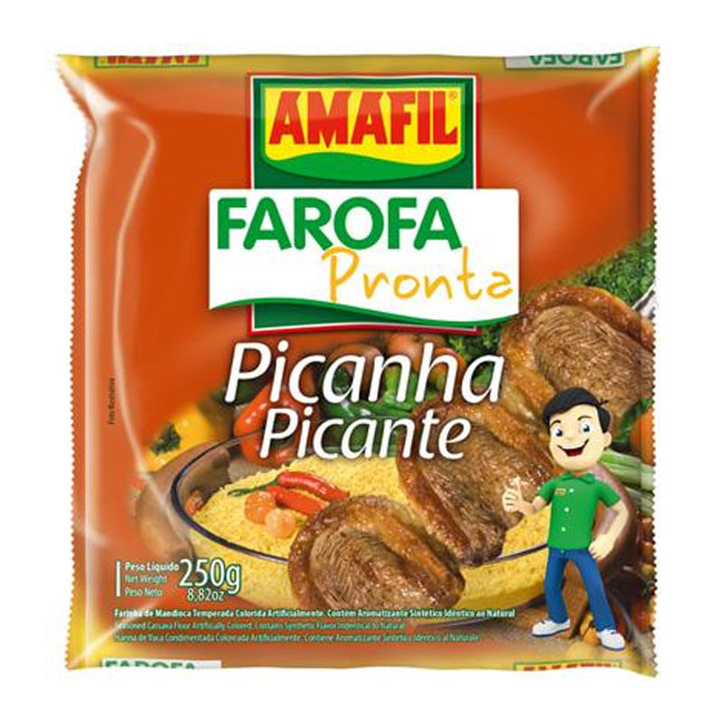 Farofa de Mandioca Picanha Amafil 250g