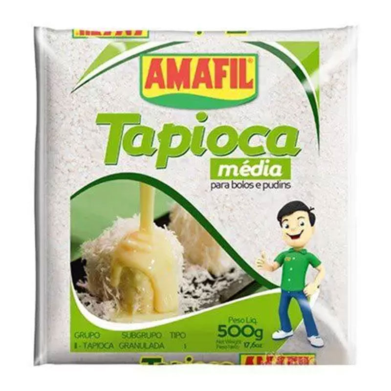 Massa Para Tapioca Média Amafil 500g
