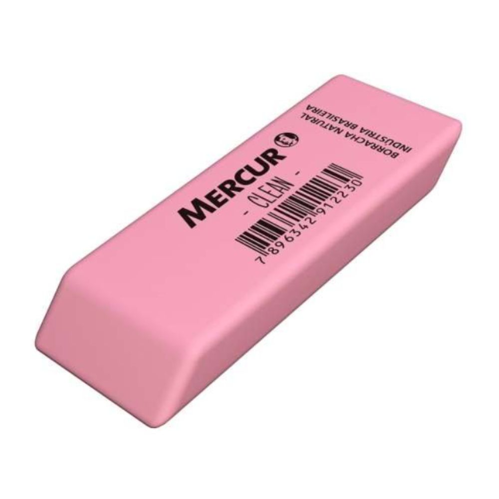 Borracha Cleab Rosa Mercur com 24un