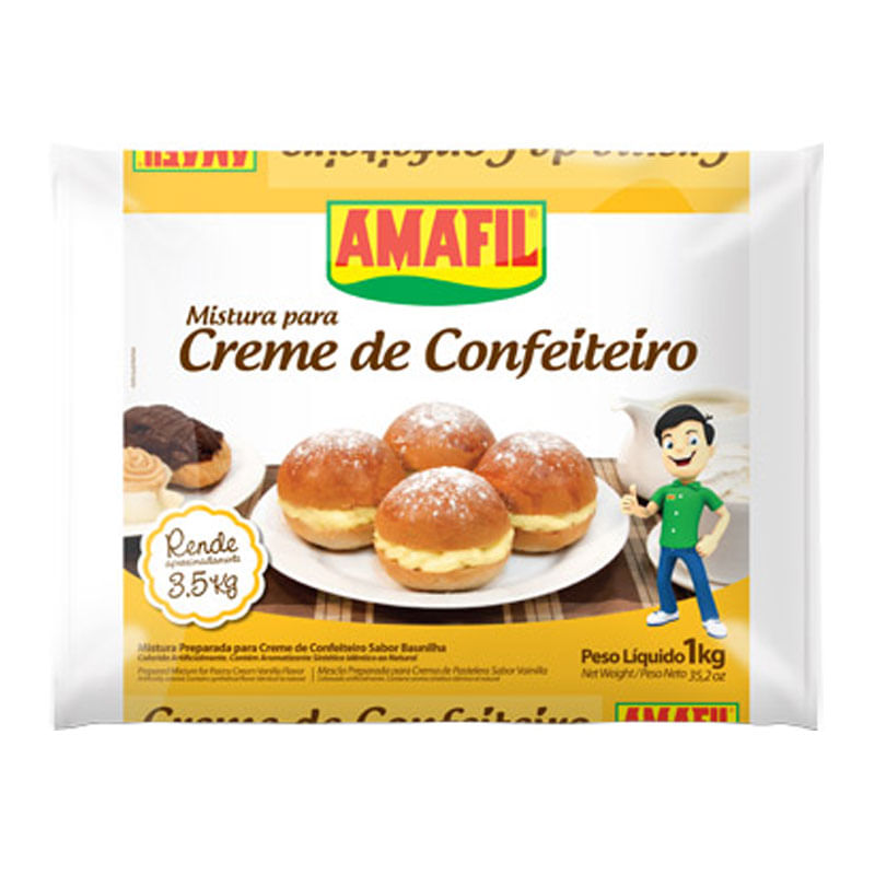 Mistura Para Creme de Confeiteiro Amafil 1kg