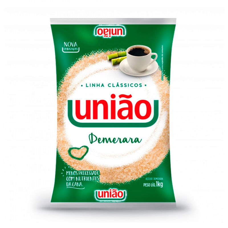 Açúcar União 1Kg Demerara