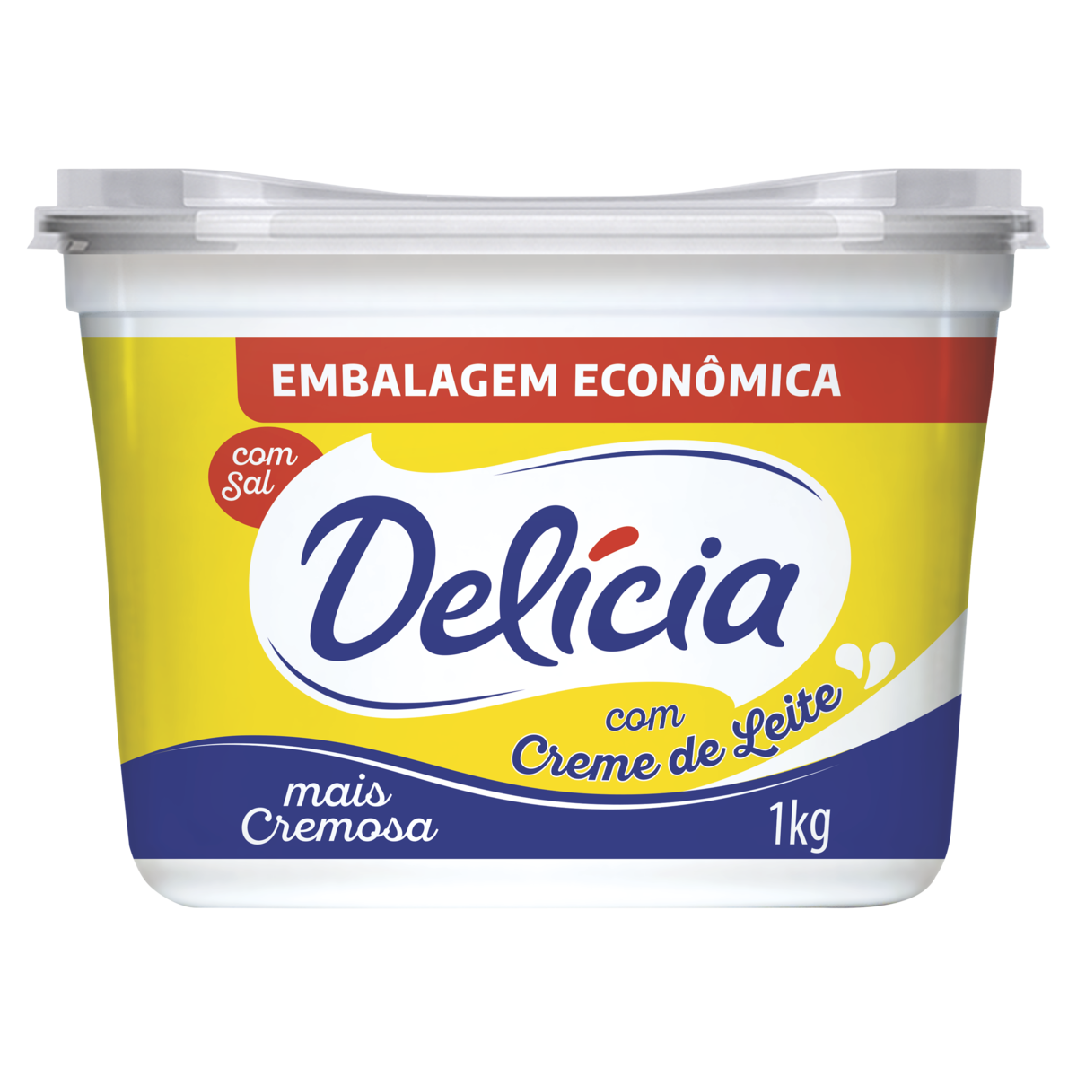 Margarina Delícia com Creme de Leite com Sal 1kg
