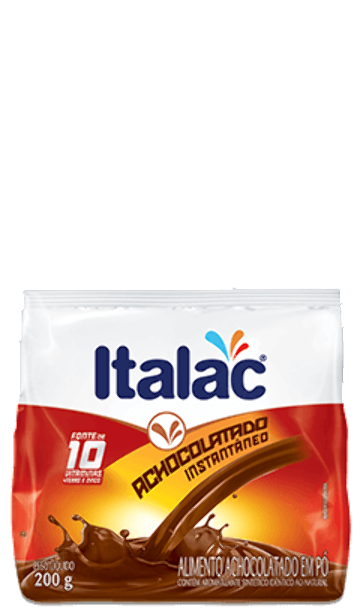 Achocolatado em Pó Italac 200g