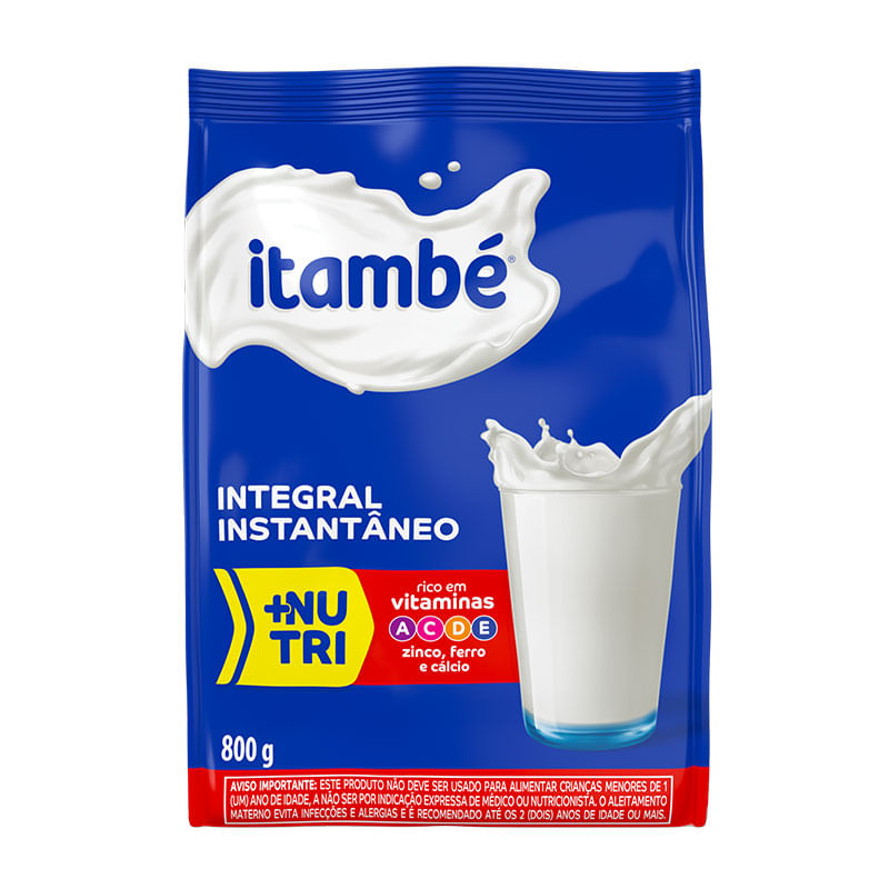 Leite em Pó Itambé Integral Instantâneo 750g