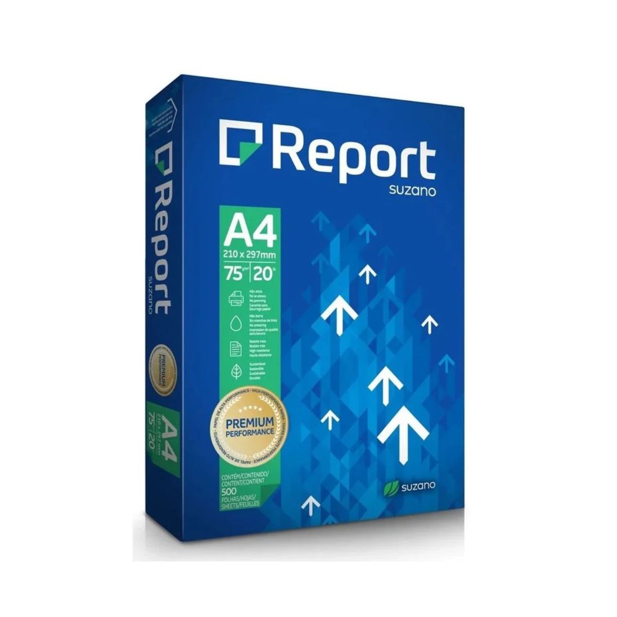 Papel Oficio A4 Branco Report 75g 