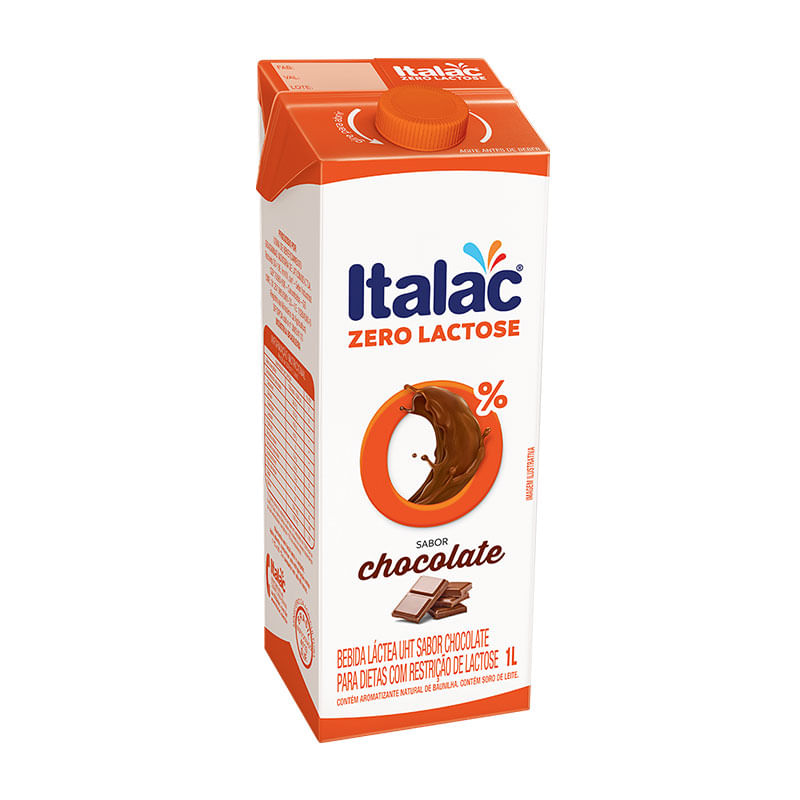 Bebida Láctea Italac Uth Chocolate Zero Lactose 1L 