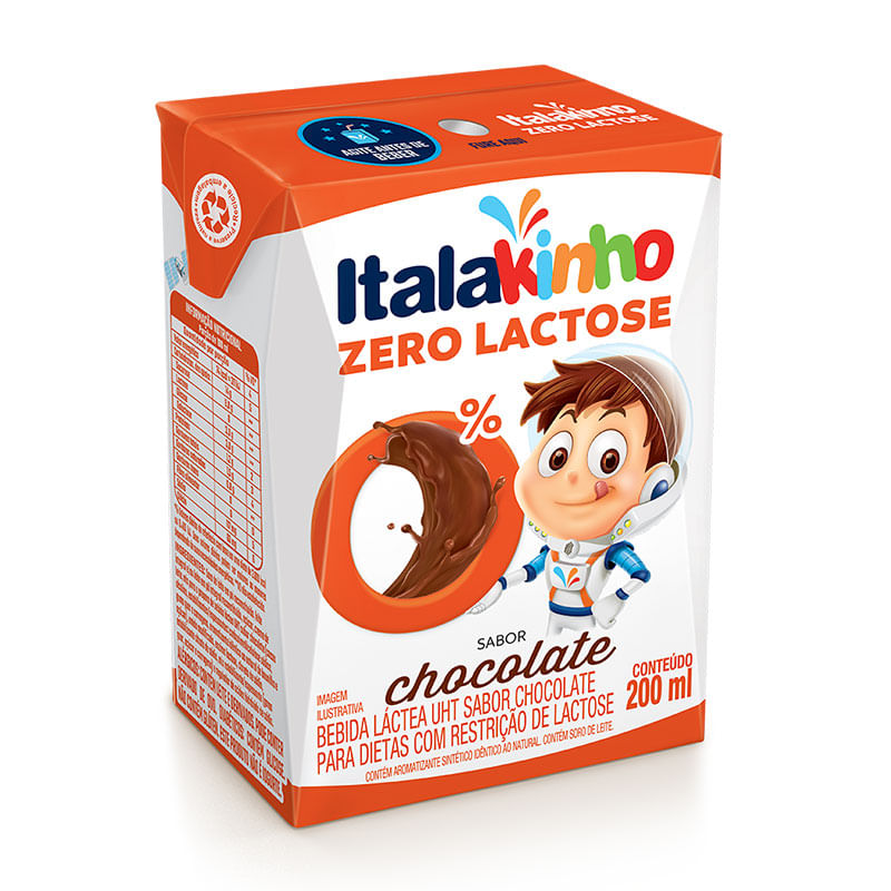 Bebida Láctea Italac 200ml Uth Chocolate Zero Lactose