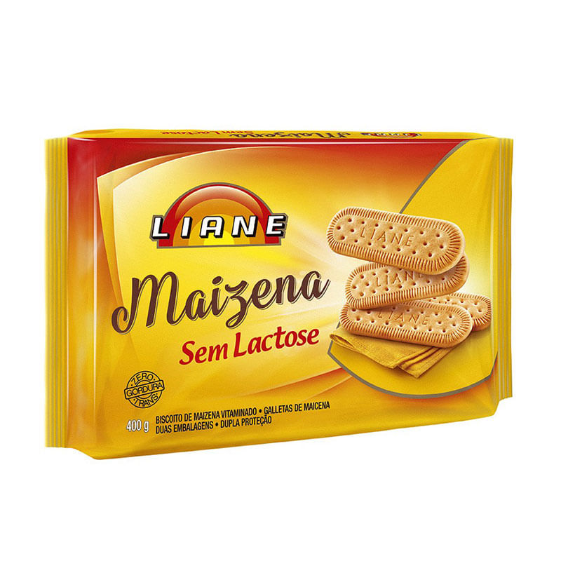 Biscoito Maisena Liane 400g sem Lactose 