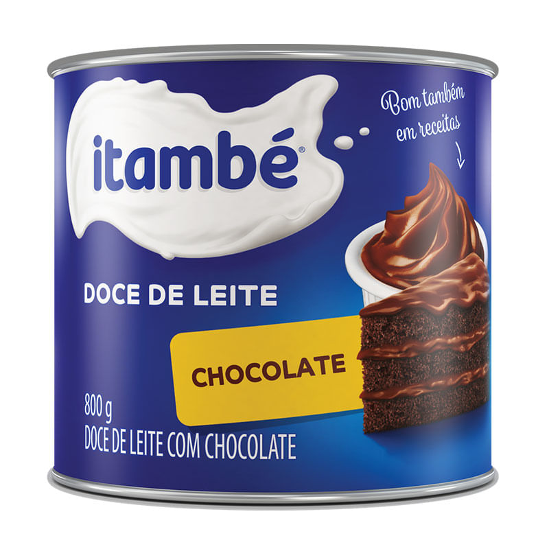 Doce de Leite Itambé com Chocolate Lata 800g