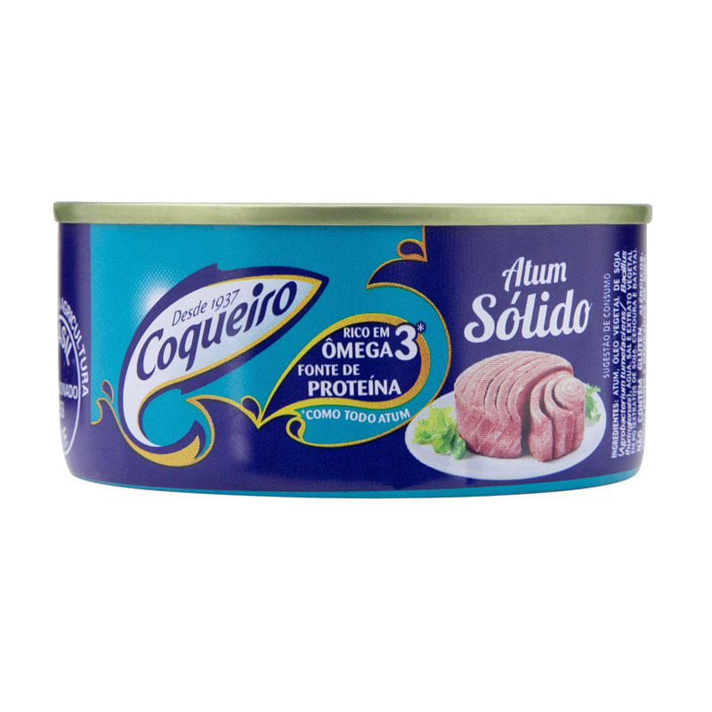 Atum Coqueiro Solido em Óleo 170g