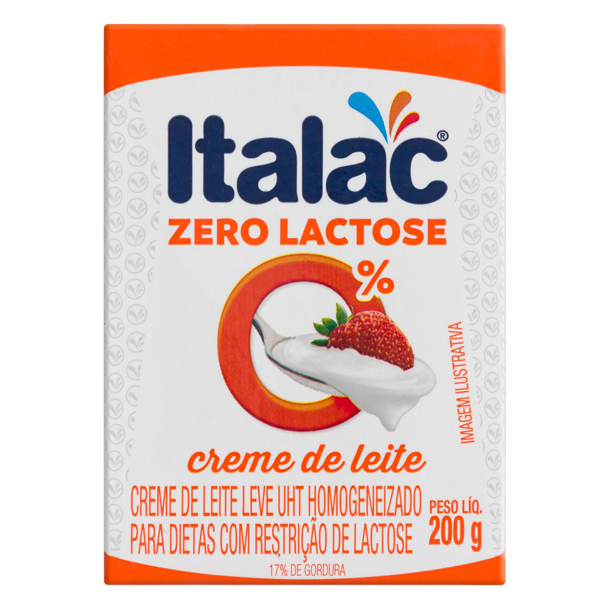 Creme de Leite Italac 200g Uht Zero Lactose