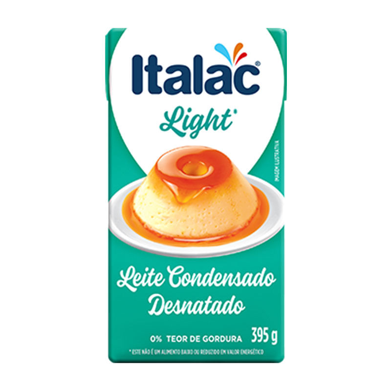 Leite Condensado Italac Desnatado Light 395g 