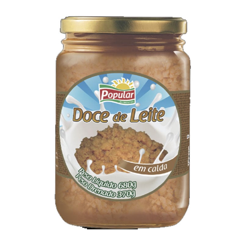 Doce de Leite Popular em Calda 680g