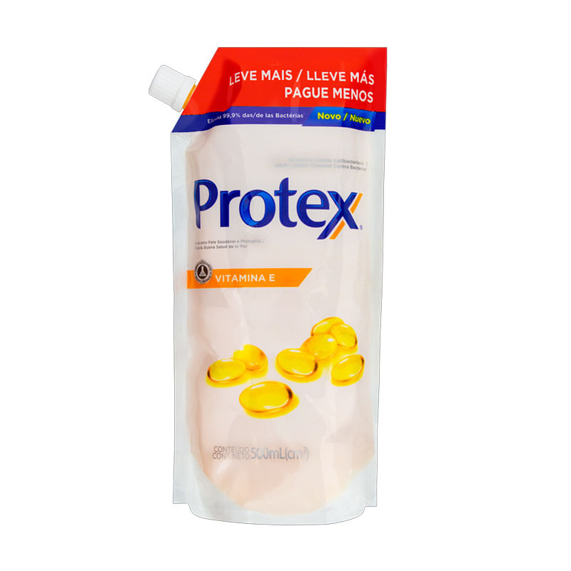 Sabonete Líquido Protex 500ml Vitamina E