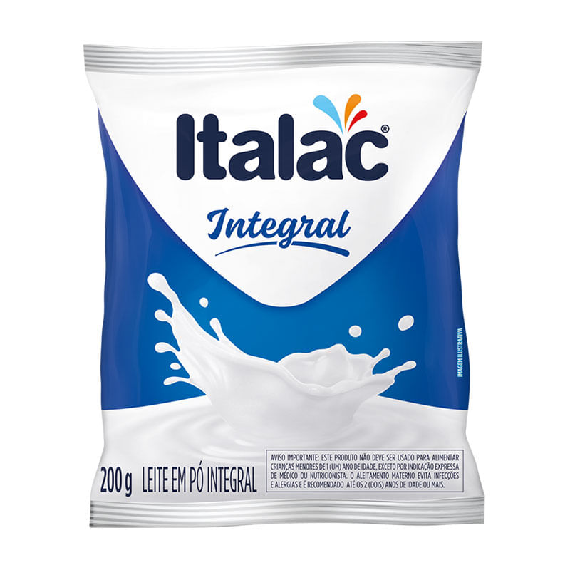 Leite em Pó Italac Integral 200g