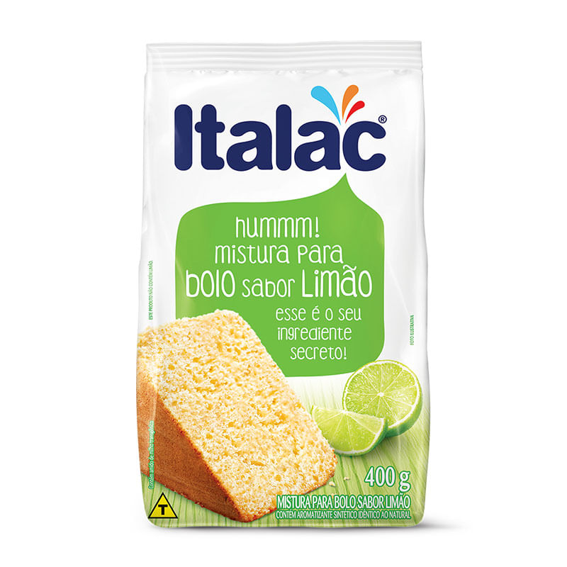 Mistura para Bolo Italac 400g Sabor Limão
