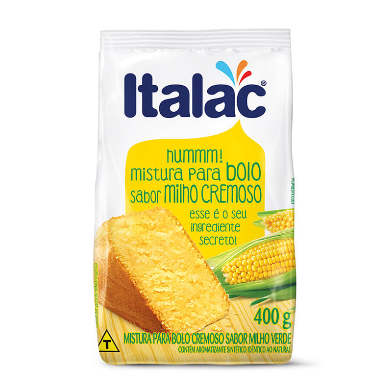 Mistura para Bolo Italac 400g Sabor Milho