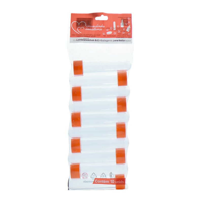 Tubete Mirandinha Laranja 13cm
