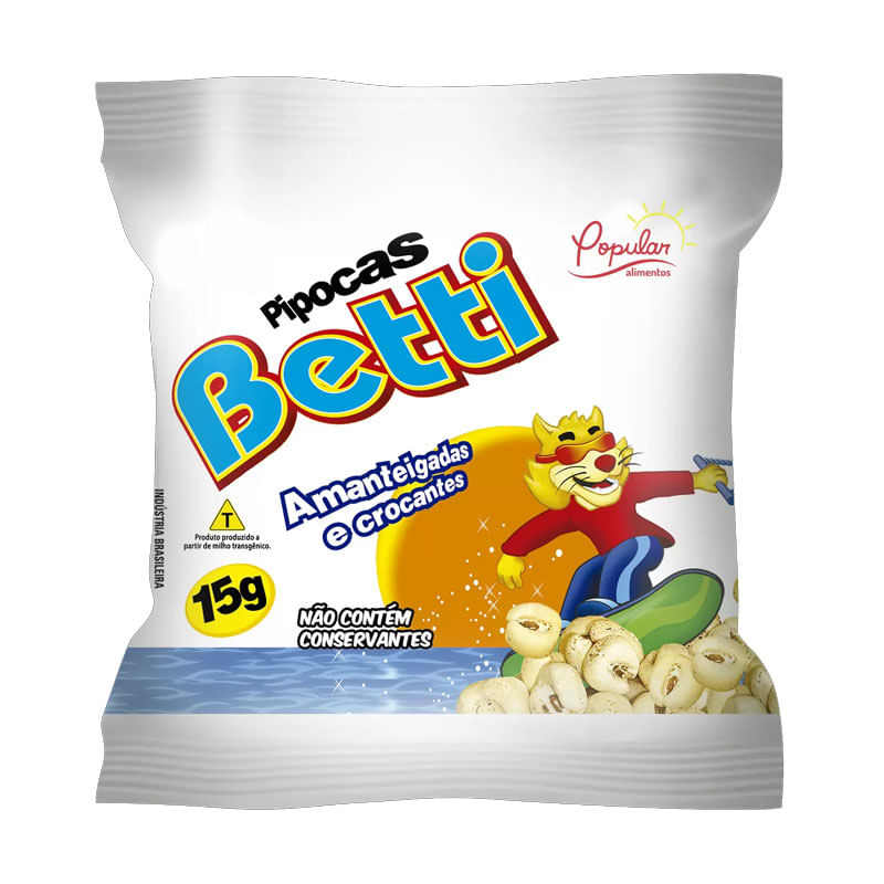 Pipoca Betti Popular 15g