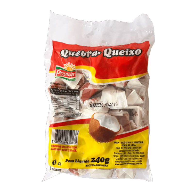 Quebra Queixo Popular 240g