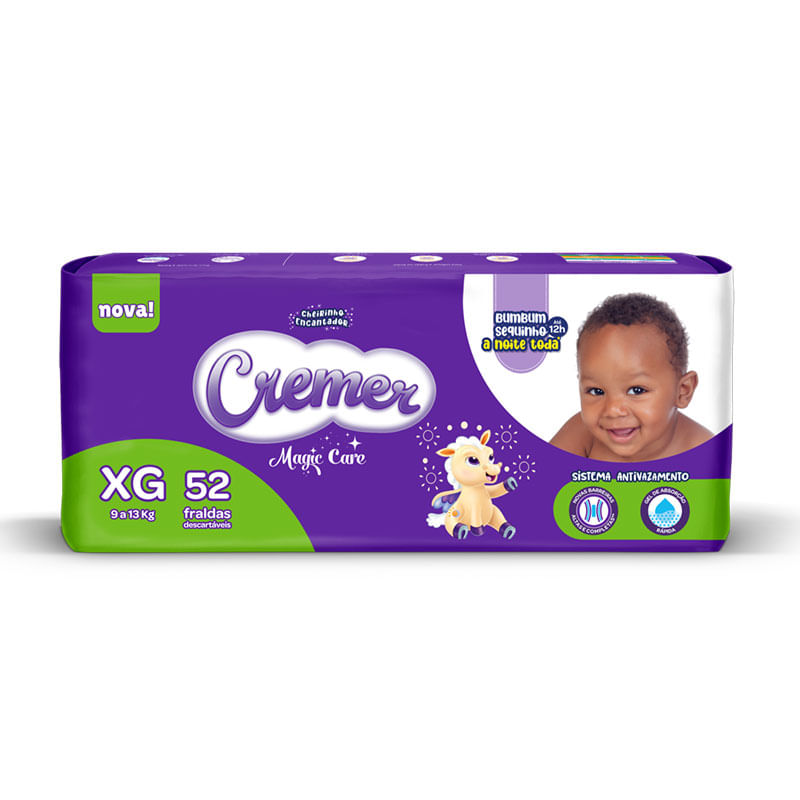 Fralda Cremer Hiper XG 52un