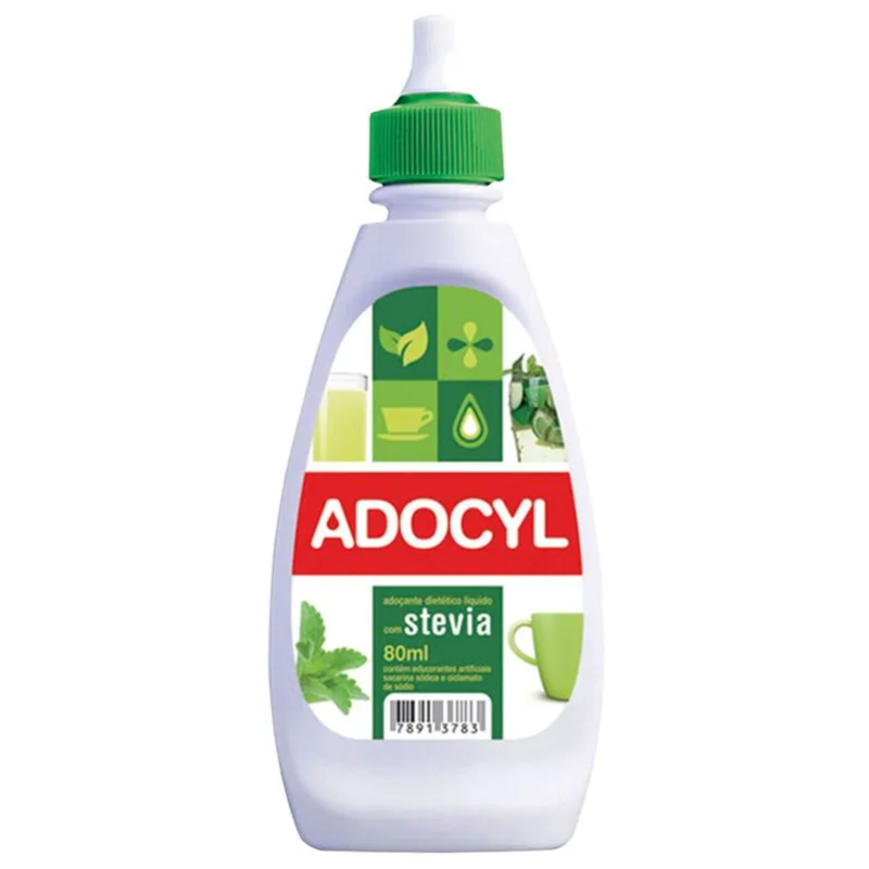 Adoçante Adocyl 80ml com Stévia