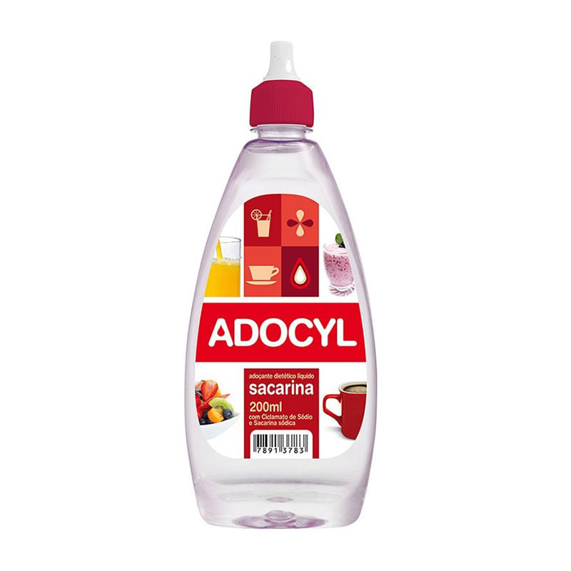 Adoçante Adocyl 200ml Sacarina